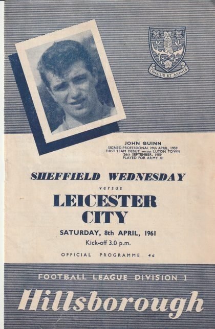 Sheffield Wednesday v Leicester City 08-Apr-1961