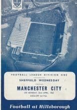 Sheffield Wednesday v Manchester City 23-Apr-1962