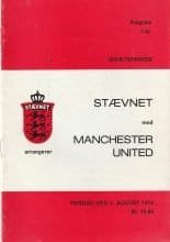 Staevnet v Manchester United 06-Aug-1974