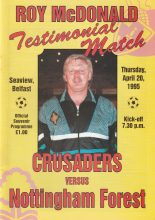 Crusaders v Nottingham Forest 20-Apr-1995