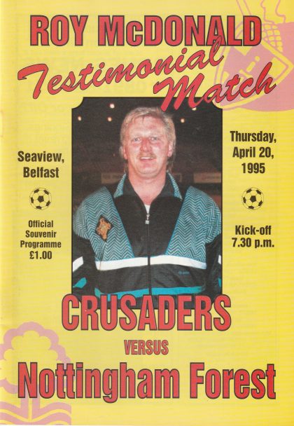 Crusaders v Nottingham Forest 20-Apr-1995