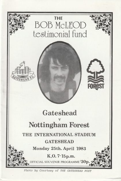 Gateshead v Nottingham Forest 25-Apr-1983