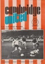 Cambridge United v Peterborough United 17-Nov-1984
