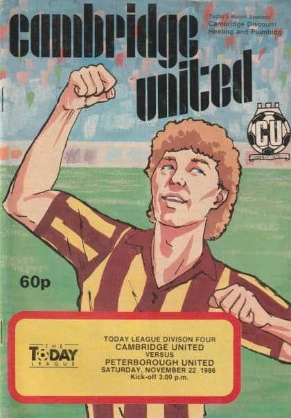 Cambridge United v Peterborough United 22-Nov-1986