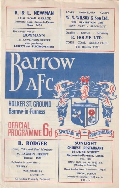 Barrow v Reading 15-Apr-1968