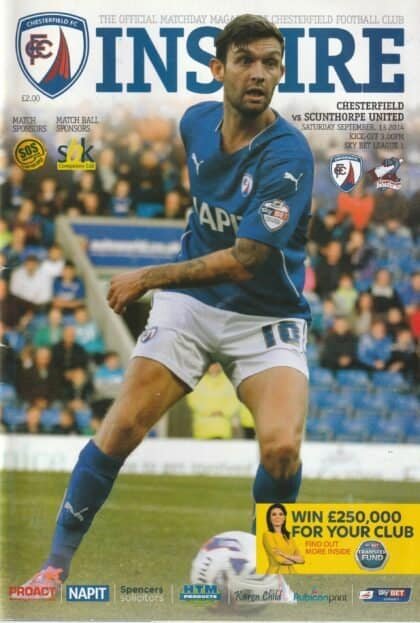 Chesterfield v Scunthorpe United 13-Sep-2014