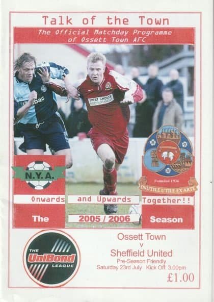 Ossett Town v Sheffield United 23-Jul-2005