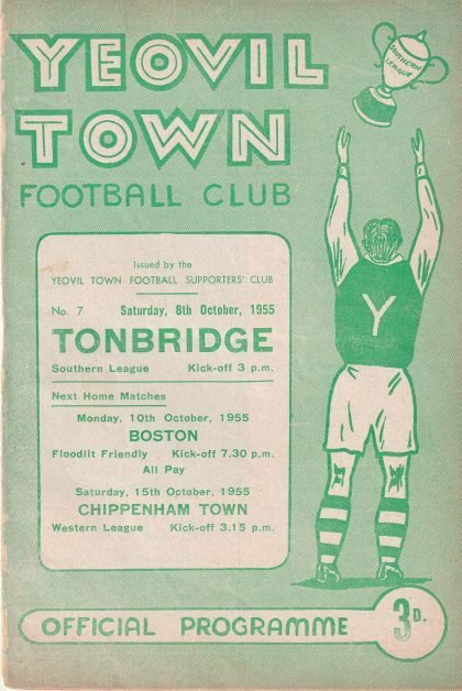 Yeovil Town v Tonbridge   08-Oct-1955