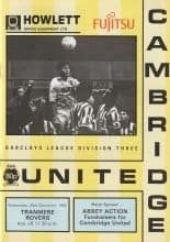 Cambridge United v Tranmere Rovers  26-Dec-1990