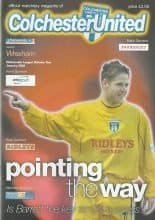Colchester United v Wrexham  05-Jan-2002