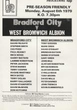 Bradford City v West Bromwich Albion 06-Aug-1979