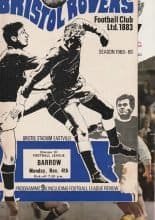 Bristol Rovers v Barrow 04-Nov-1968
