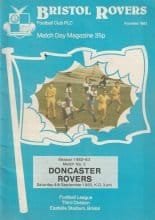 Bristol Rovers v Doncaster Rovers 04-Sep-1982
