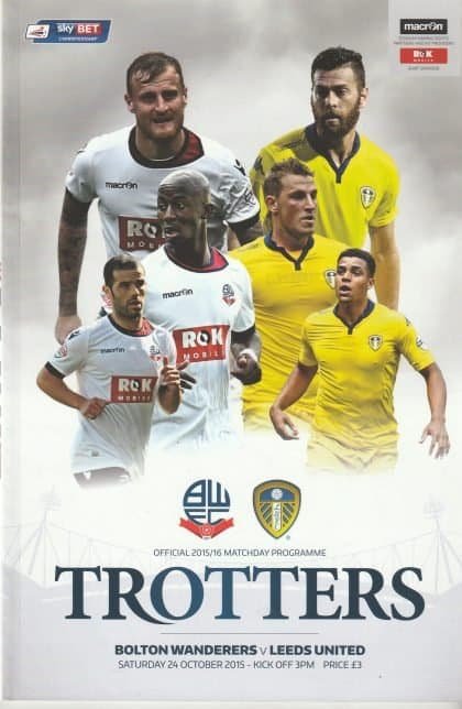 Bolton Wanderers v Leeds United 24-Oct-2015