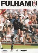 Fulham v Arsenal  15-Sep-2001