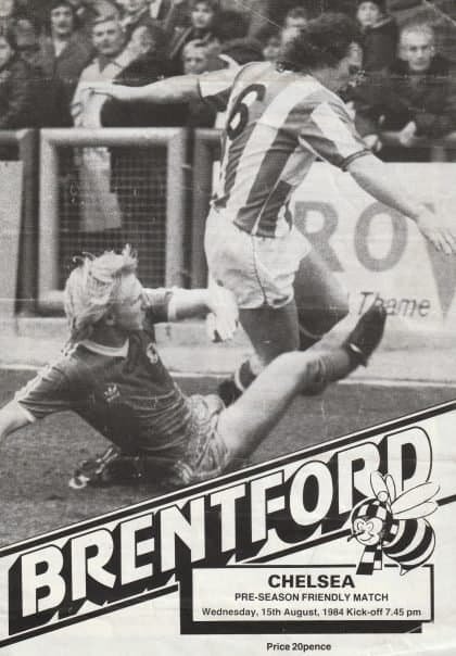 Brentford v Chelsea 15-Aug-1984