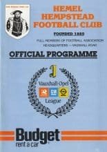 Hemel Hempstead v Clapton 13-Sep-1988