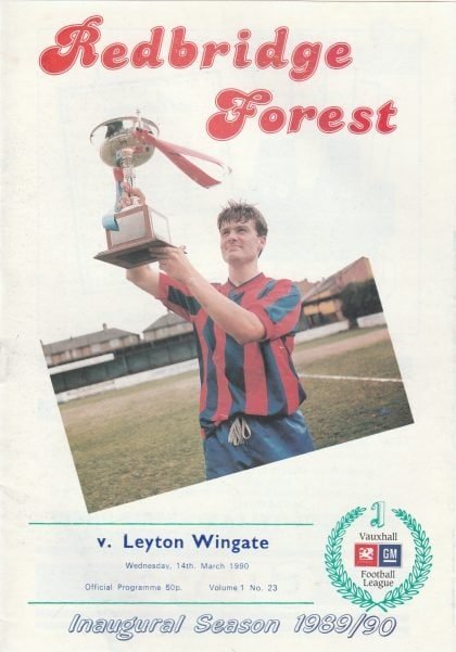 Redbridge Forest v Leyton Wingate 14-Mar-1990
