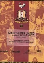 Bradford City v Manchester United 09-Aug-1995