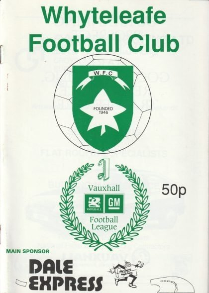 Whyteleafe v Tonbridge Angels 29-Sep-1990