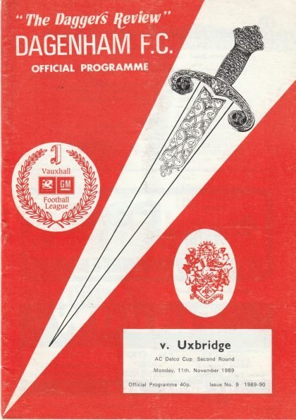 Dagenham v Uxbridge 11-Nov-1989