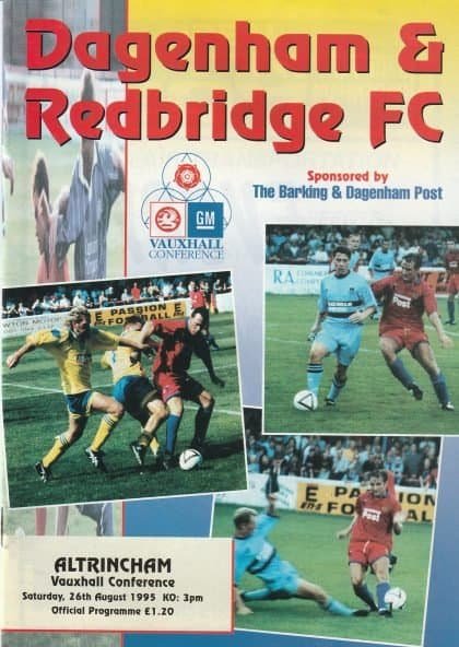 Dagenham & Redbridge v Altrincham 26-Aug-1995