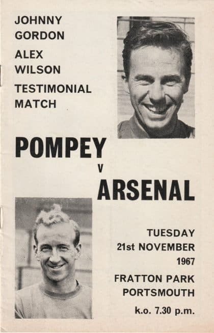 Portsmouth v Arsenal 21-Nov-1967