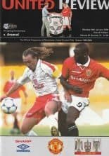 Manchester United v Arsenal 24-Jan-2000