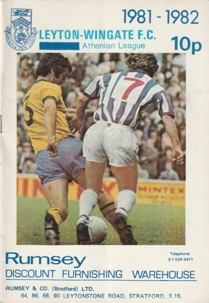 Banstead Athletic v Uxbridge 15-May-1982