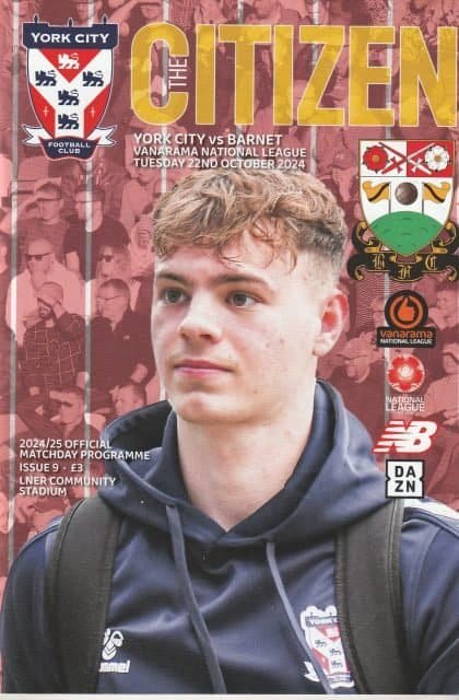 York City v Barnet 22-Oct-2024
