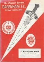 Dagenham v Basingstoke Town  25-Nov-1989