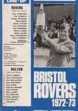 Bristol Rovers v Bolton Wanderers 19-Sep-1972