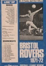 Bristol Rovers v Bournemouth & Boscombe Athletic 18-Apr-1972