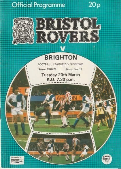 Bristol Rovers v Brighton & Hove Albion 20-Mar-1979