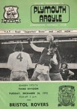 Plymouth Argyle v Bristol Rovers 26-Dec-1972