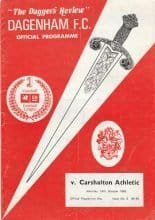 Dagenham v Carshalton Athletic 14-Oct-1989