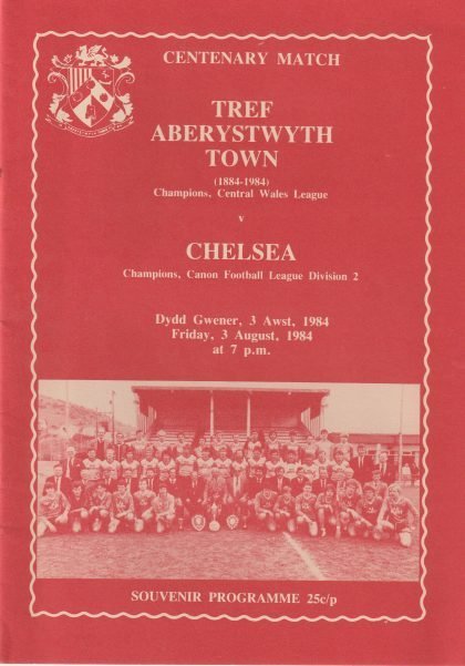 Aberystwyth Town v Chelsea 03-Aug-1984
