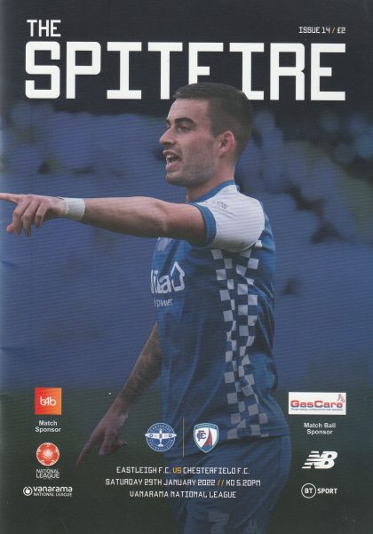 Eastleigh v Chesterfield 29-Jan-2022