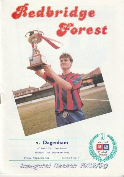 Redbridge Forest v Dagenham 11-Sep-1989