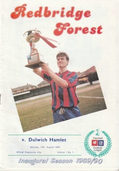Redbridge Forest v Dulwich Hamlet 19-Aug-1989