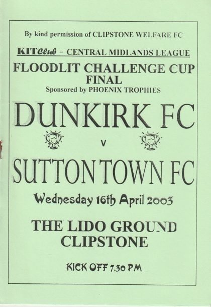 Dunkirk v Sutton Town 16-Apr-2003