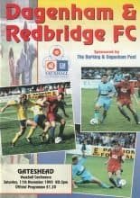 Dagenham & Redbridge v Gateshead 11-Nov-1995
