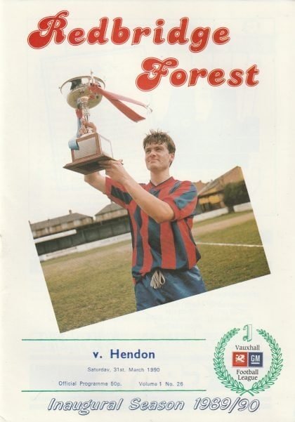 Redbridge Forest v Hendon 31-Mar-1990