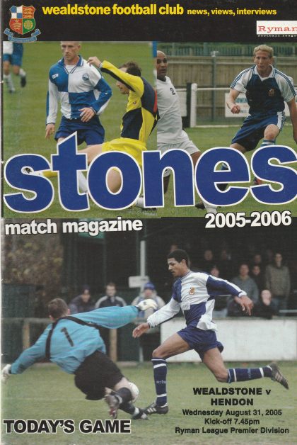 Wealdstone v Hendon   31-Aug-2005