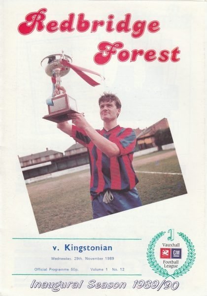 Redbridge Forest v Kingstonian 29-Nov-1989