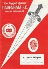 Dagenham v Leyton Wingate 24-Mar-1990