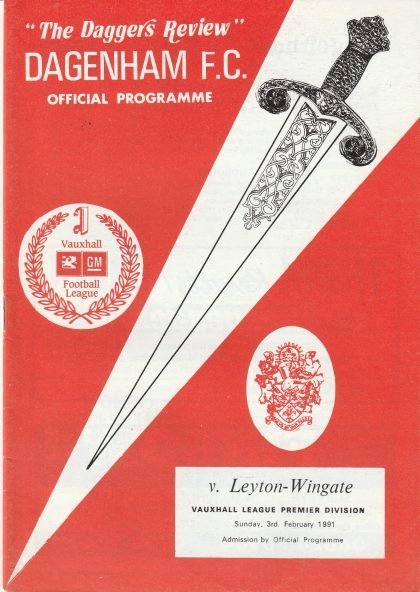 Dagenham v Leyton-Wingate 03-Feb-1991