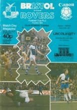 Bristol Rovers v Lincoln City 28-Apr-1984