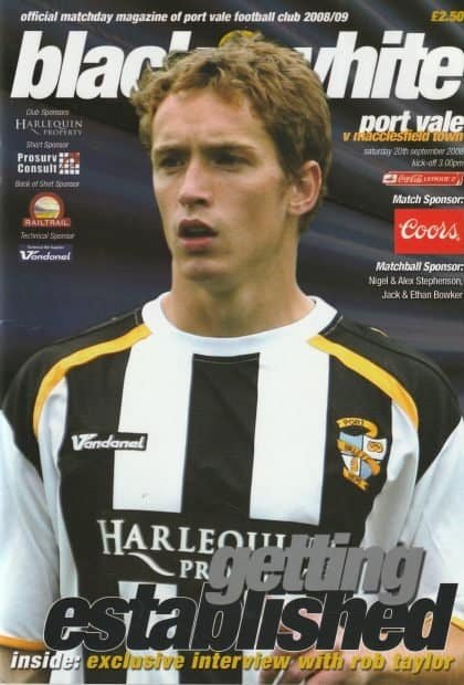 Port Vale v Macclesfield Town 20-Sep-2008