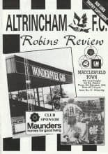 Altrincham v Macclesfield Town 06-Feb-1992